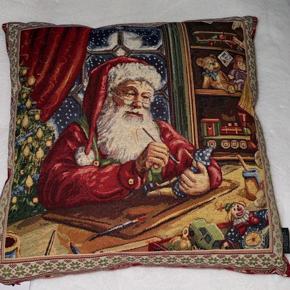 Caldeira Crosstitch Christmas stitched pillows - Picture 1 of 7